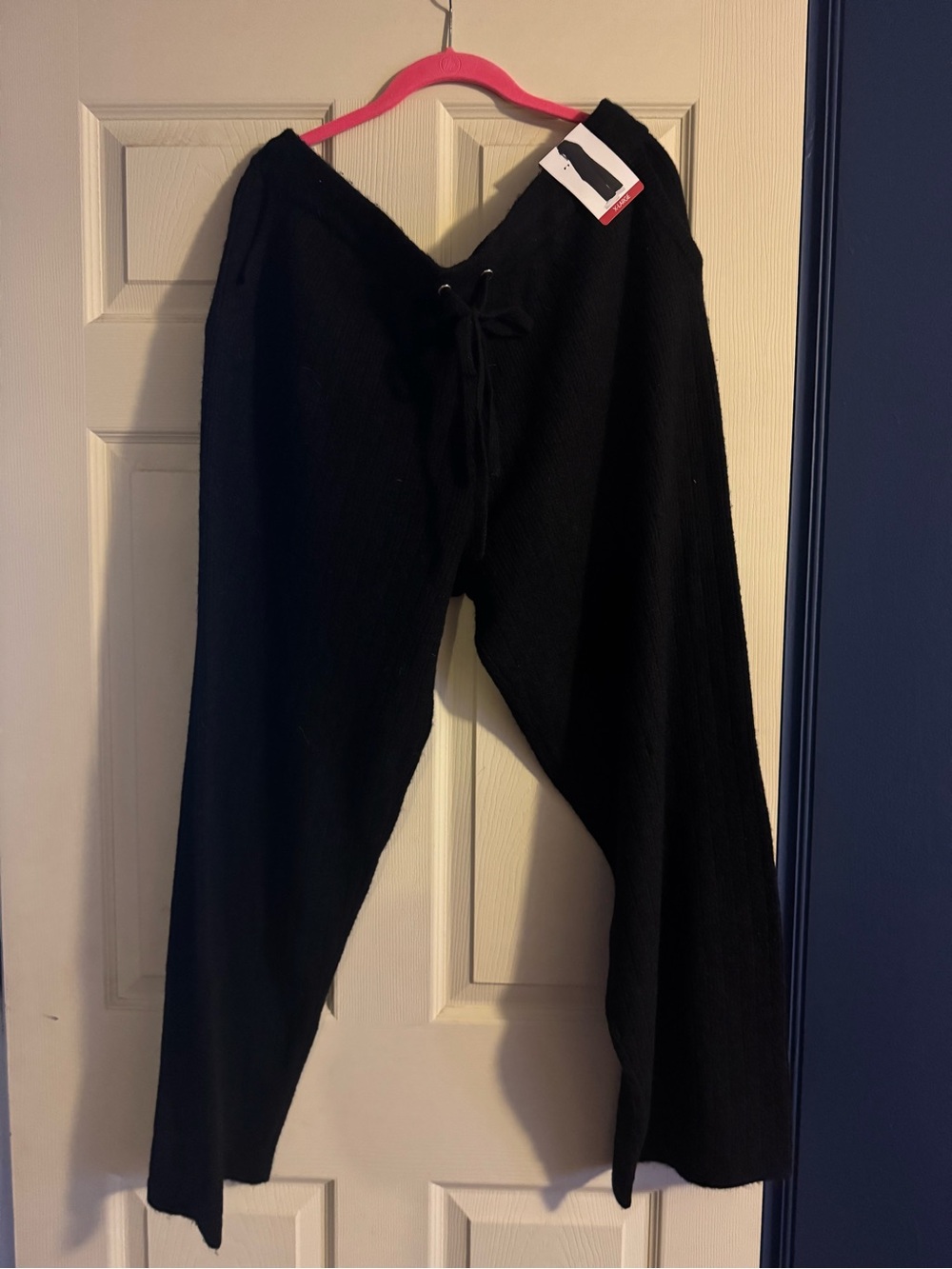 DKNY Black Cashmere Blend Jogger Pants🩷